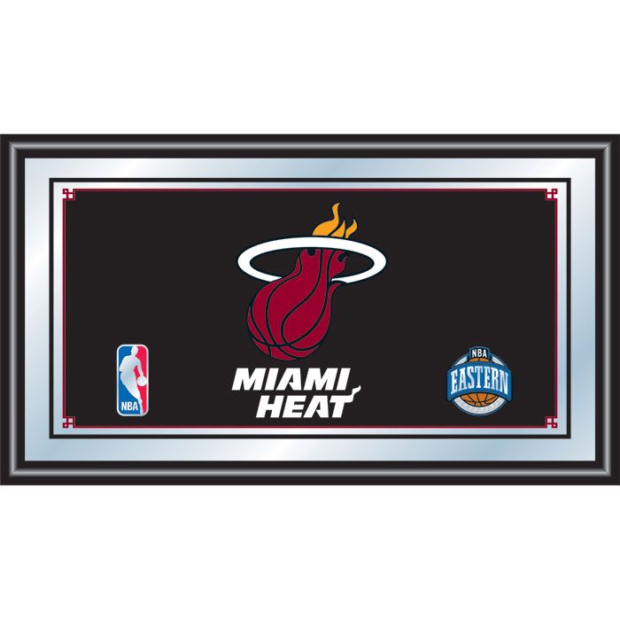 NBA(CANONICAL) Miami Heat  Framed Logo Mirror