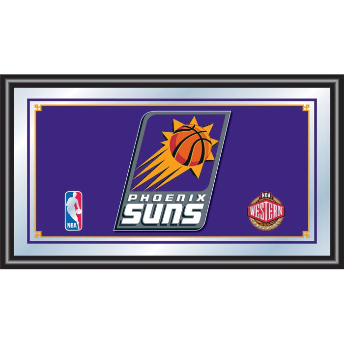 NBA(CANONICAL) Phoenix Suns  Framed Logo Mirror