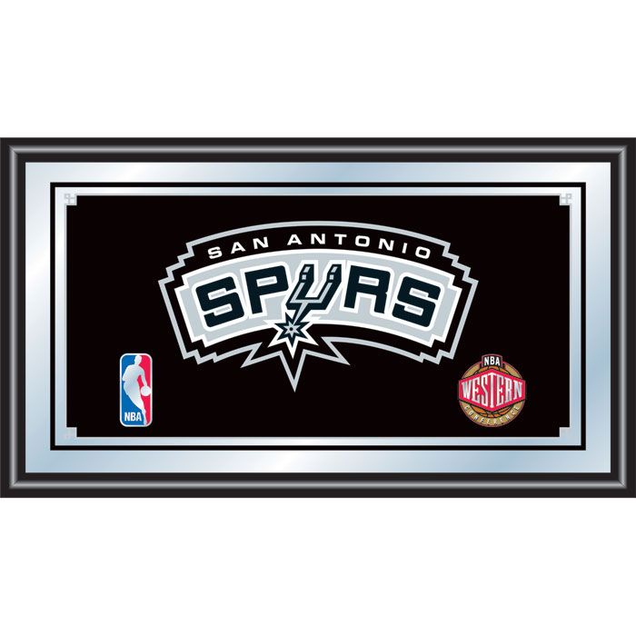 NBA(CANONICAL) San Antonio Spurs  Framed Logo Mirror
