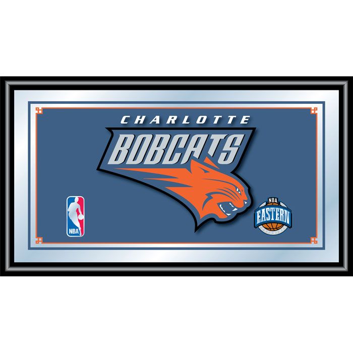 NBA(CANONICAL) Charlotte Bobcats  Framed Logo Mirror