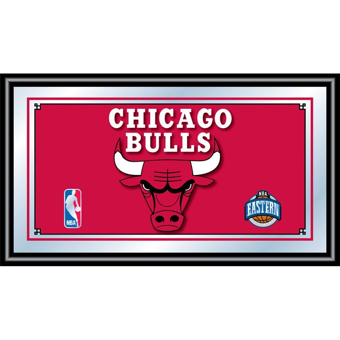 NBA(CANONICAL) Chicago Bulls  Framed Logo Mirror