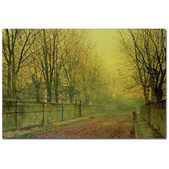 Trademark Global 22x32 inches John Grimshaw "In the Golden Glow of Autumn"