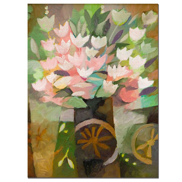 Trademark Global Adam Kadmos 'Flowers' 18" x 24" Canvas Art