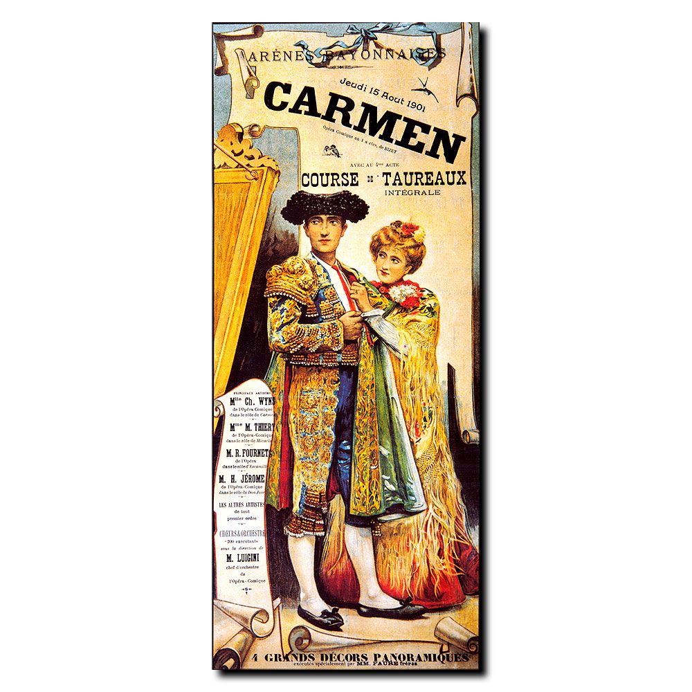 Trademark Global 10x24 inches Carmen"