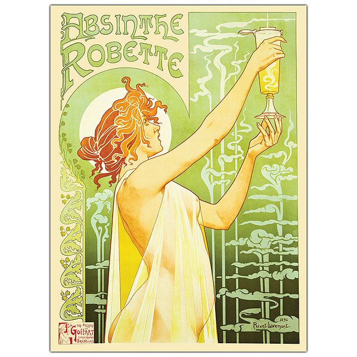 Trademark Global 26x32 inches Absinthe Robette by Privat Livemont
