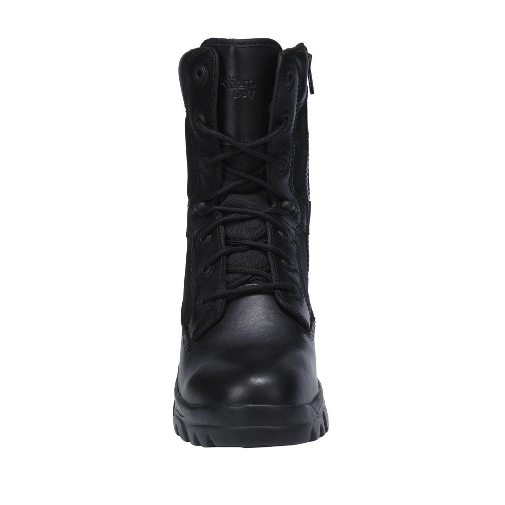 DieHard Men's 8 inch Duty Lace-To-Toe Work Boot - Black