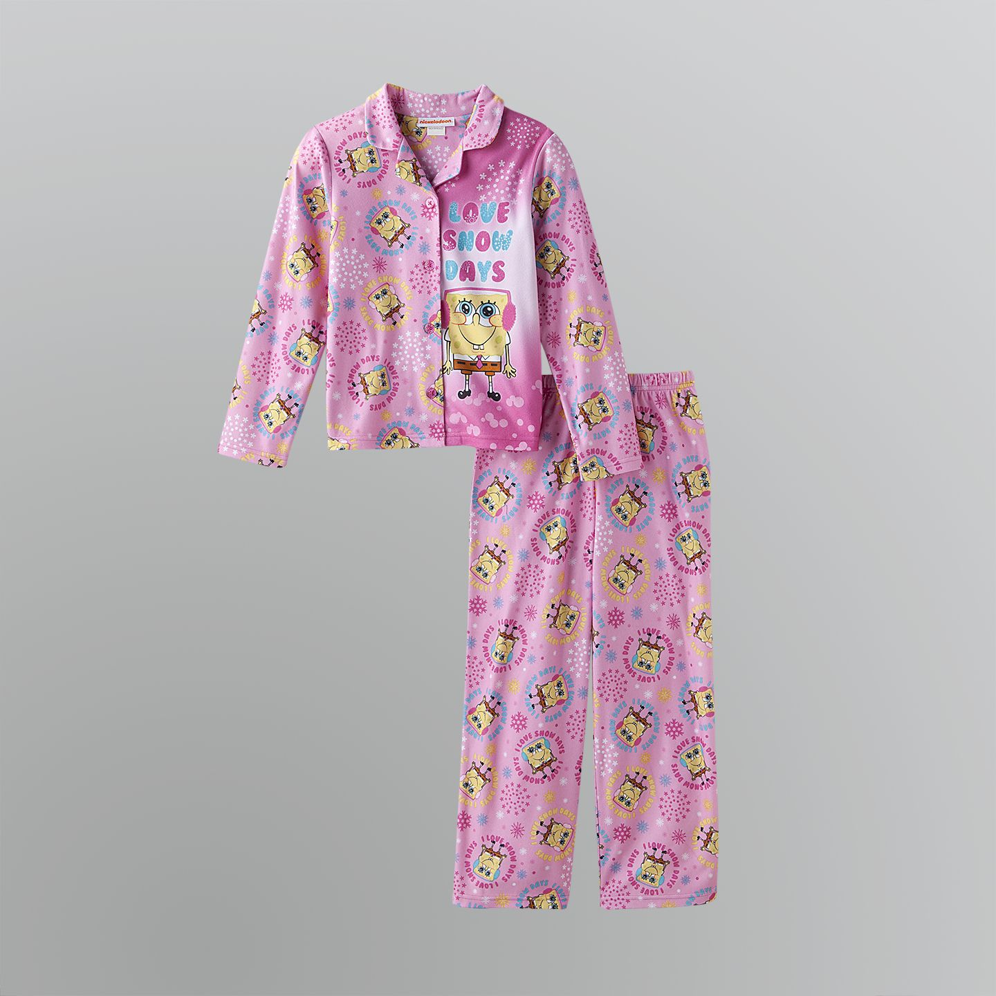 Nickelodeon Girl's Fleece Pajama Set