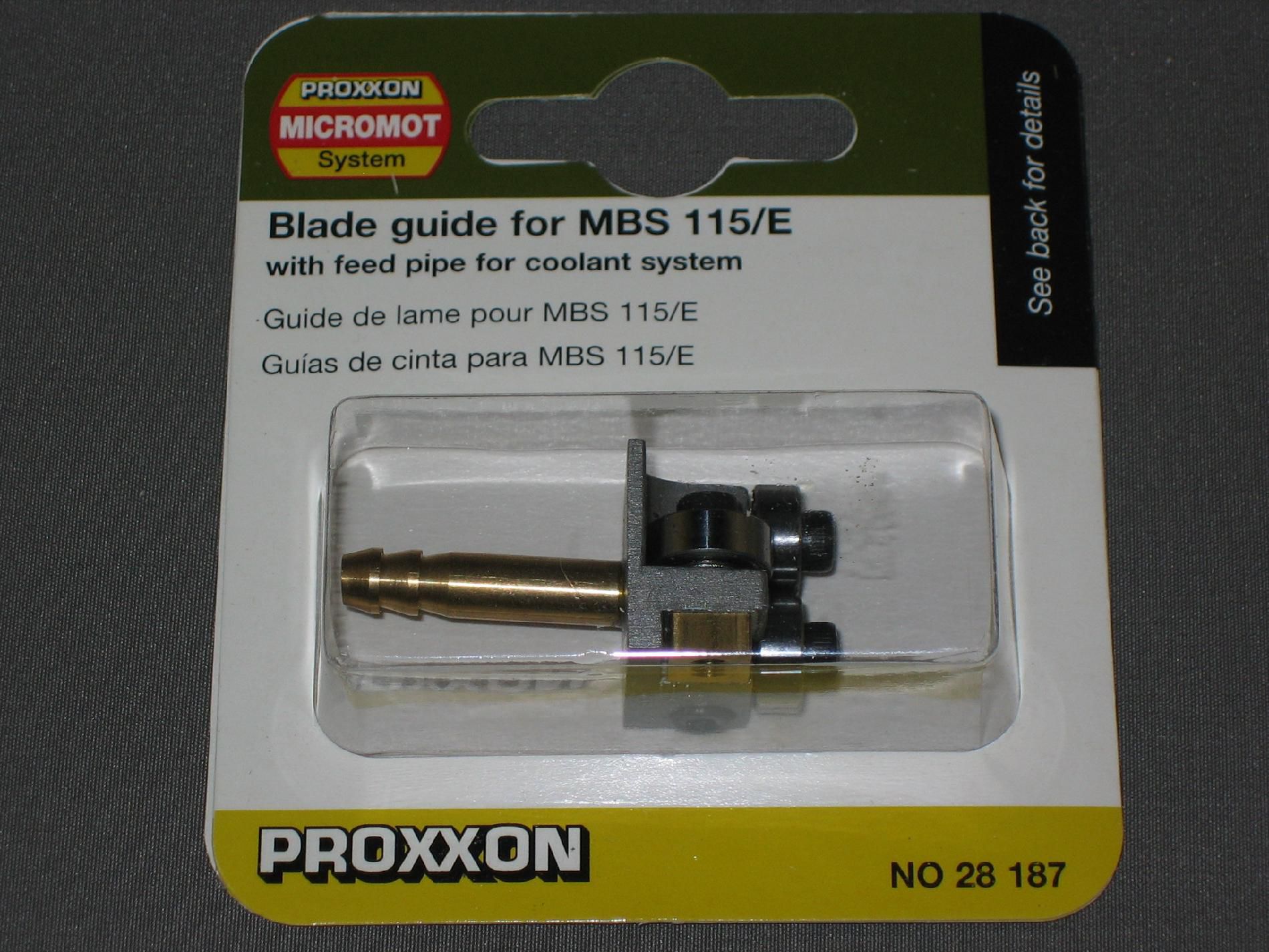 Proxxon Blade guide for MBS/E