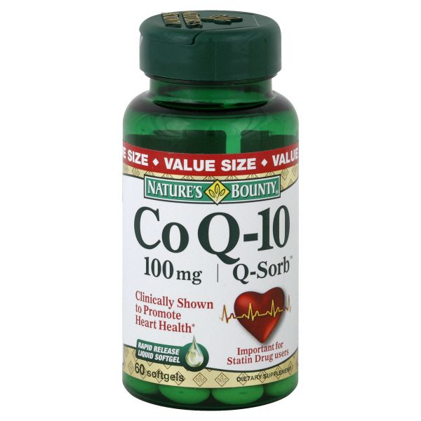 Nature's Bounty CoQ-10, 100 mg, Value Size, 60 Rapid Release Liquid Softgel