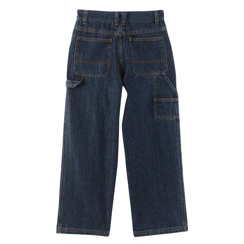 THRE3 by U.S. Polo Assn. Boy's Distressed Seven-Pocket Front Zip Jeans