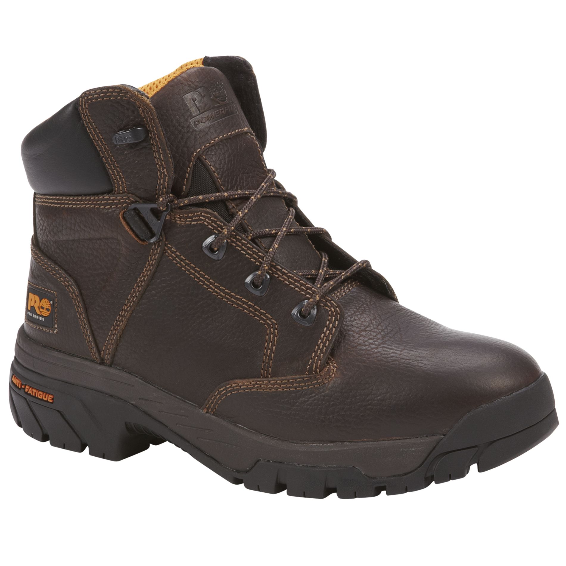 Timberland PRO Men's Work Boot 6" Helix Waterproof Soft Toe with Anti-Fatigue Technology  - Brown
