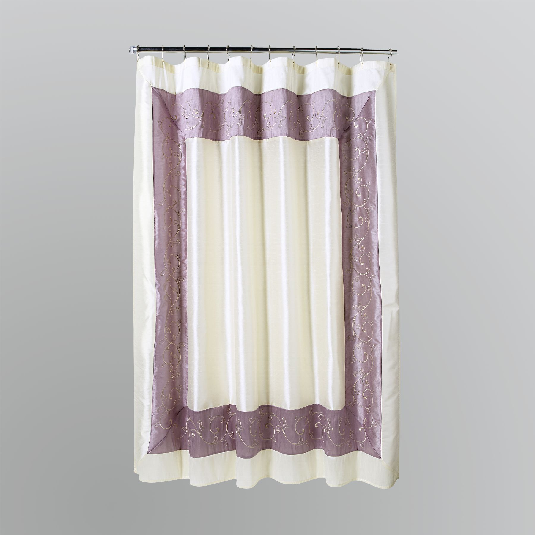 Home Solutions Ornate Scroll Shower Curtain