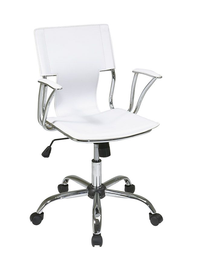 Avenue Six Dorado Desk Chair, White