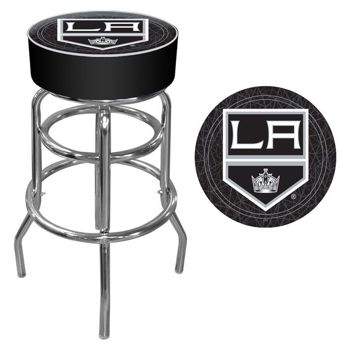 Trademark NHL Los Angeles Kings Padded Bar Stool
