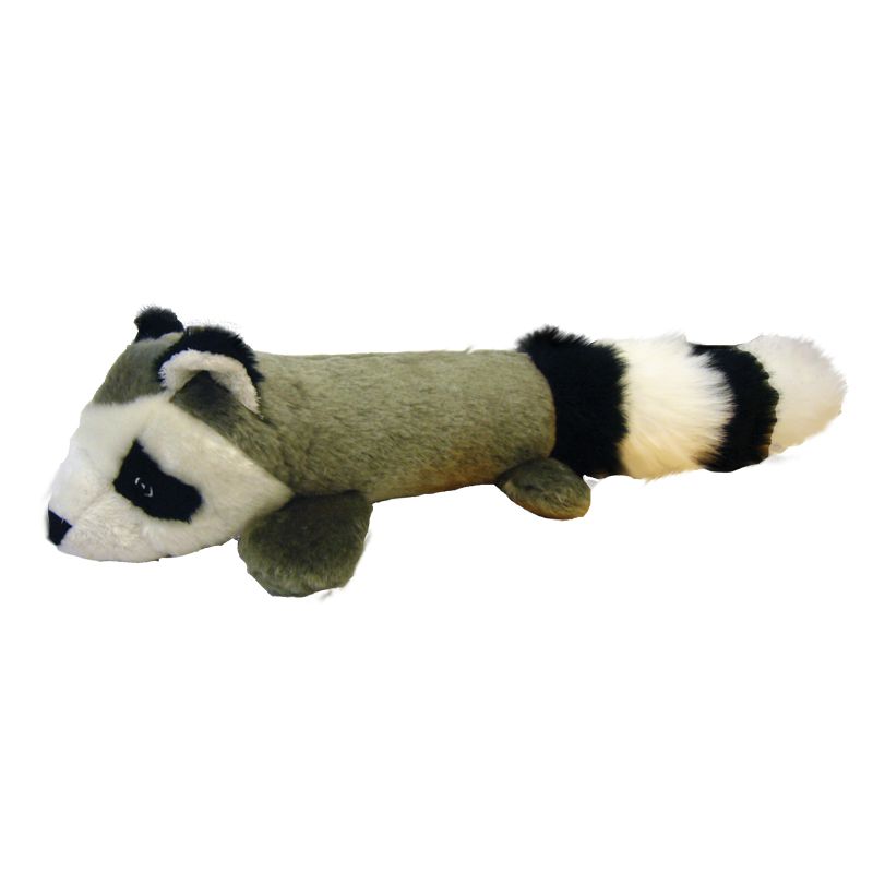 Pet Lou EZ Squeakers Dog Chew Toy, 21" Raccoon