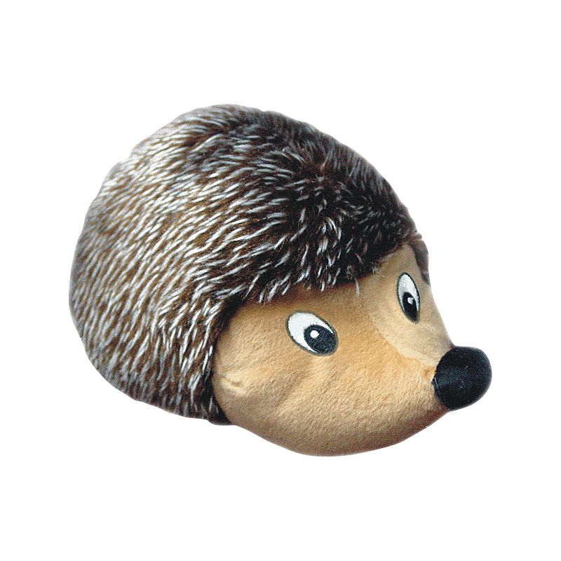 Pet Lou Medium Plush Dog Chew Toy, 8" Hedgehog