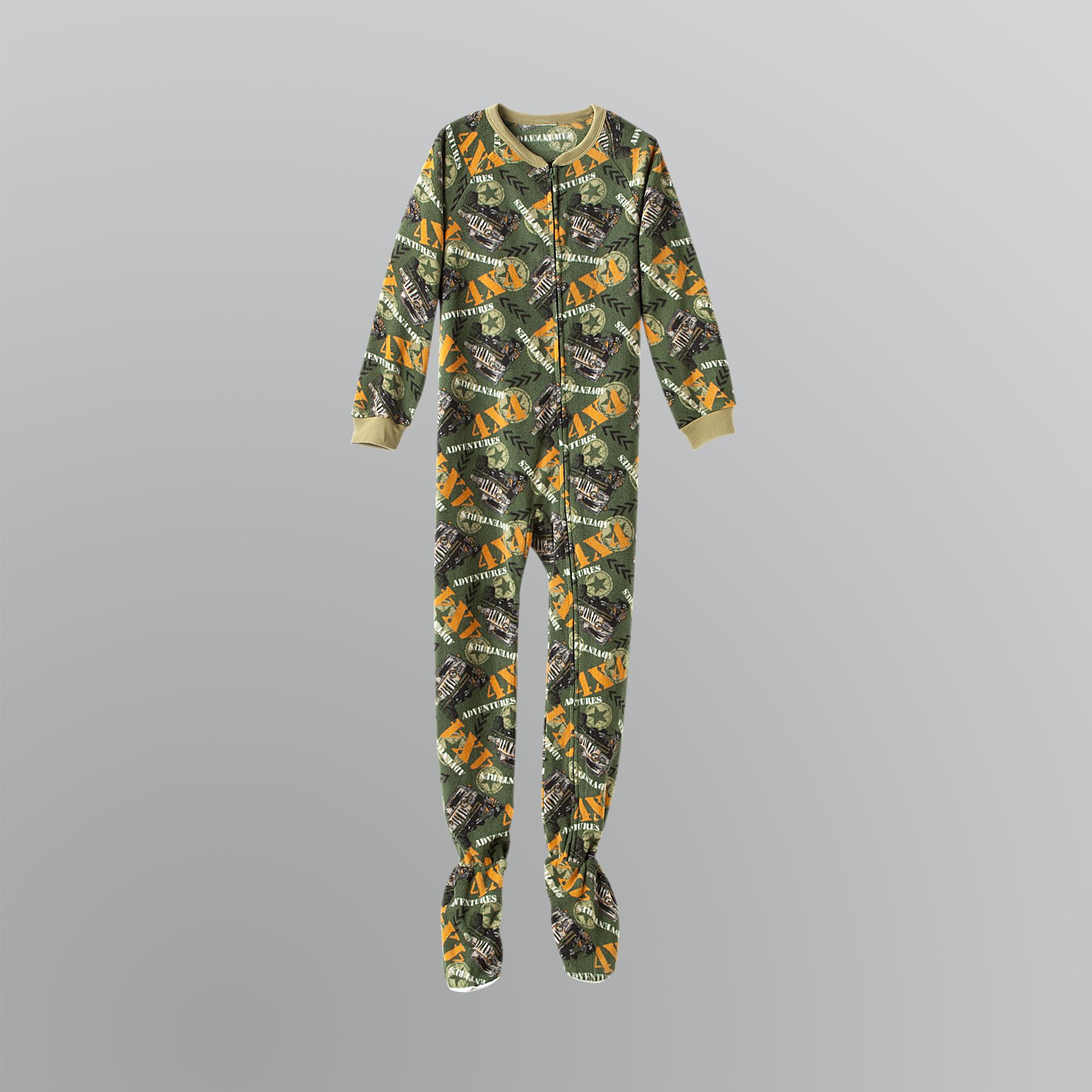 Joe Boxer Boy's fleece footed sleeper pajamas