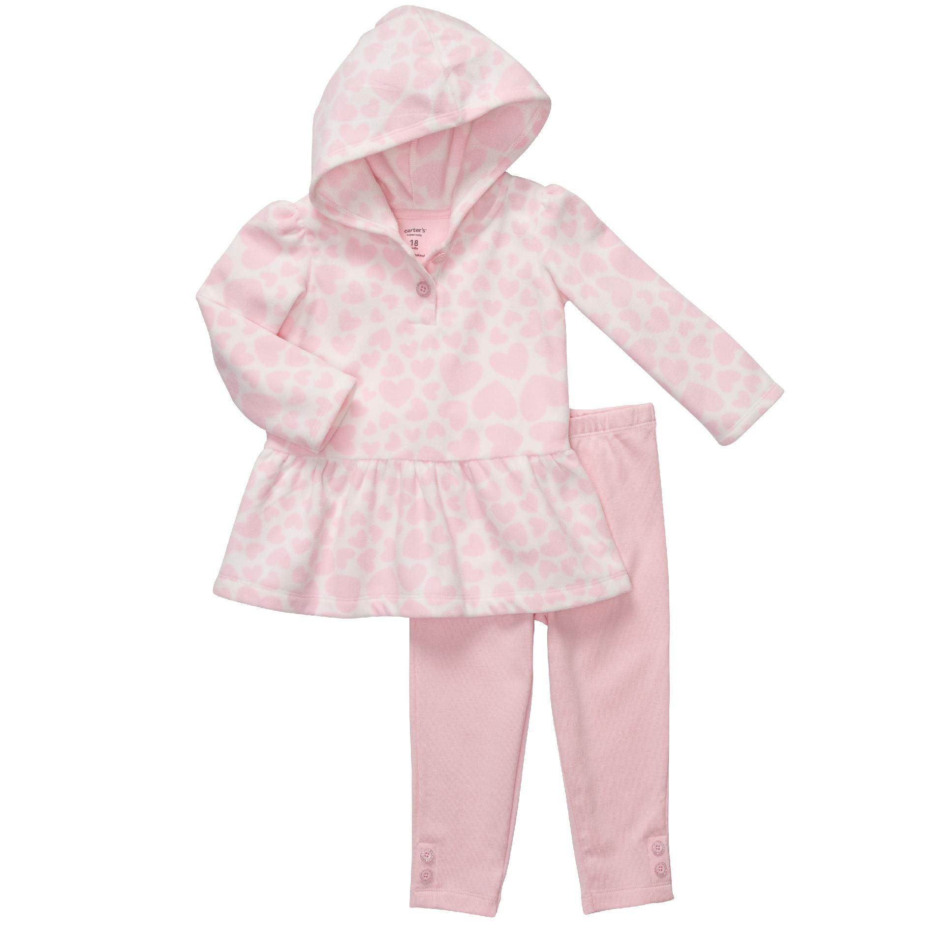 Carter's Toddler Girls&#8217; Pants Set Hooded Two Piece