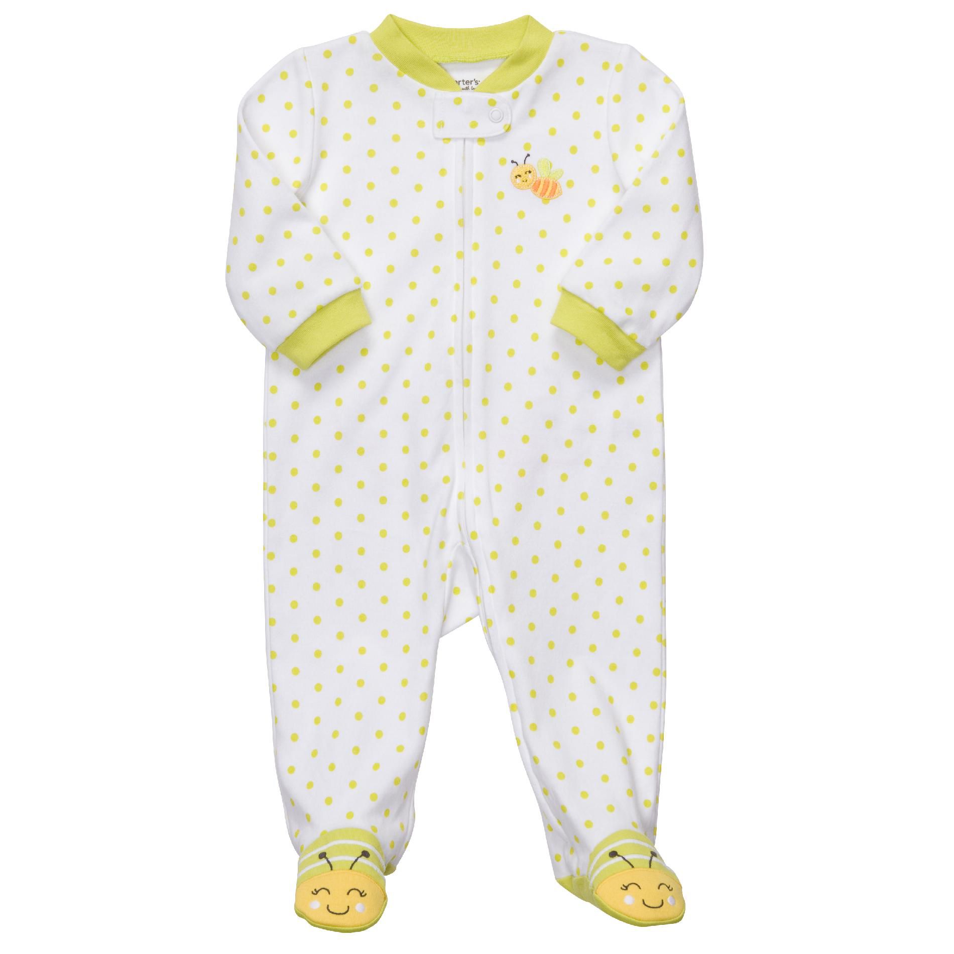 Carter's Infant&#8217;s 1 Piece Footsie Sleepwear Zip-Up