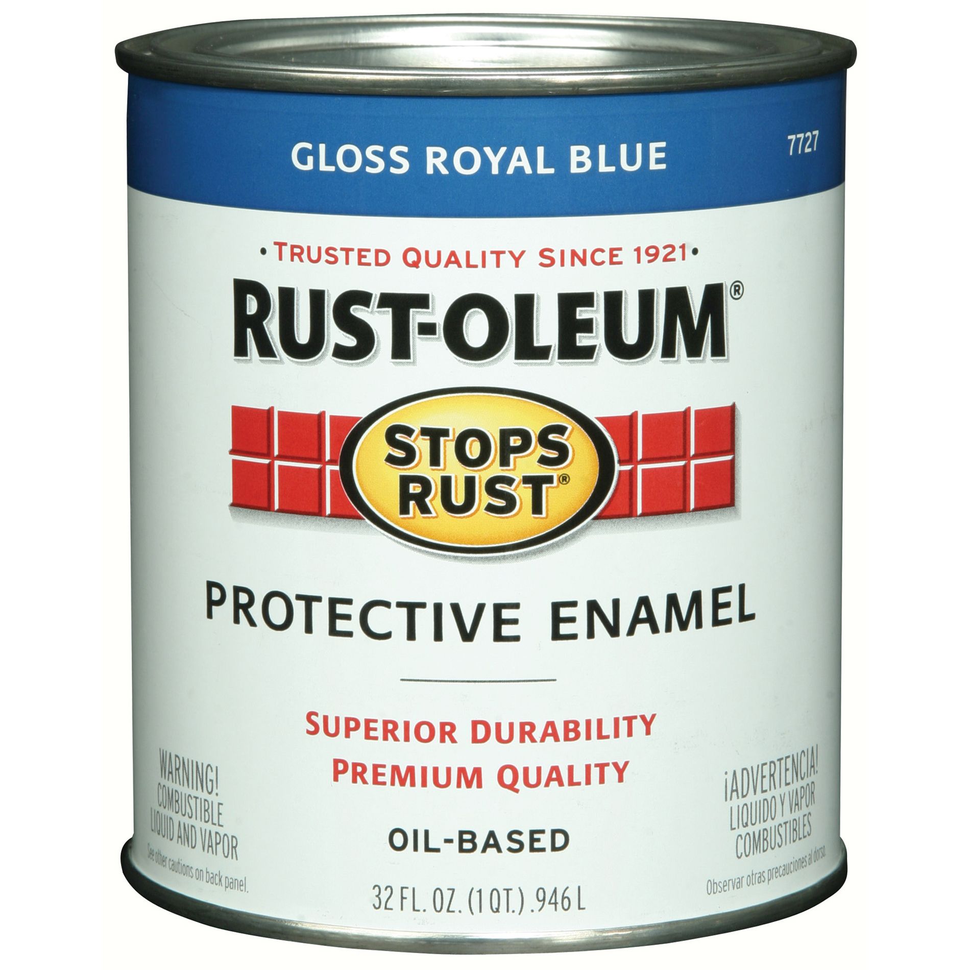 Rust-Oleum Stops Rust Royal Blue Quart - 7727502