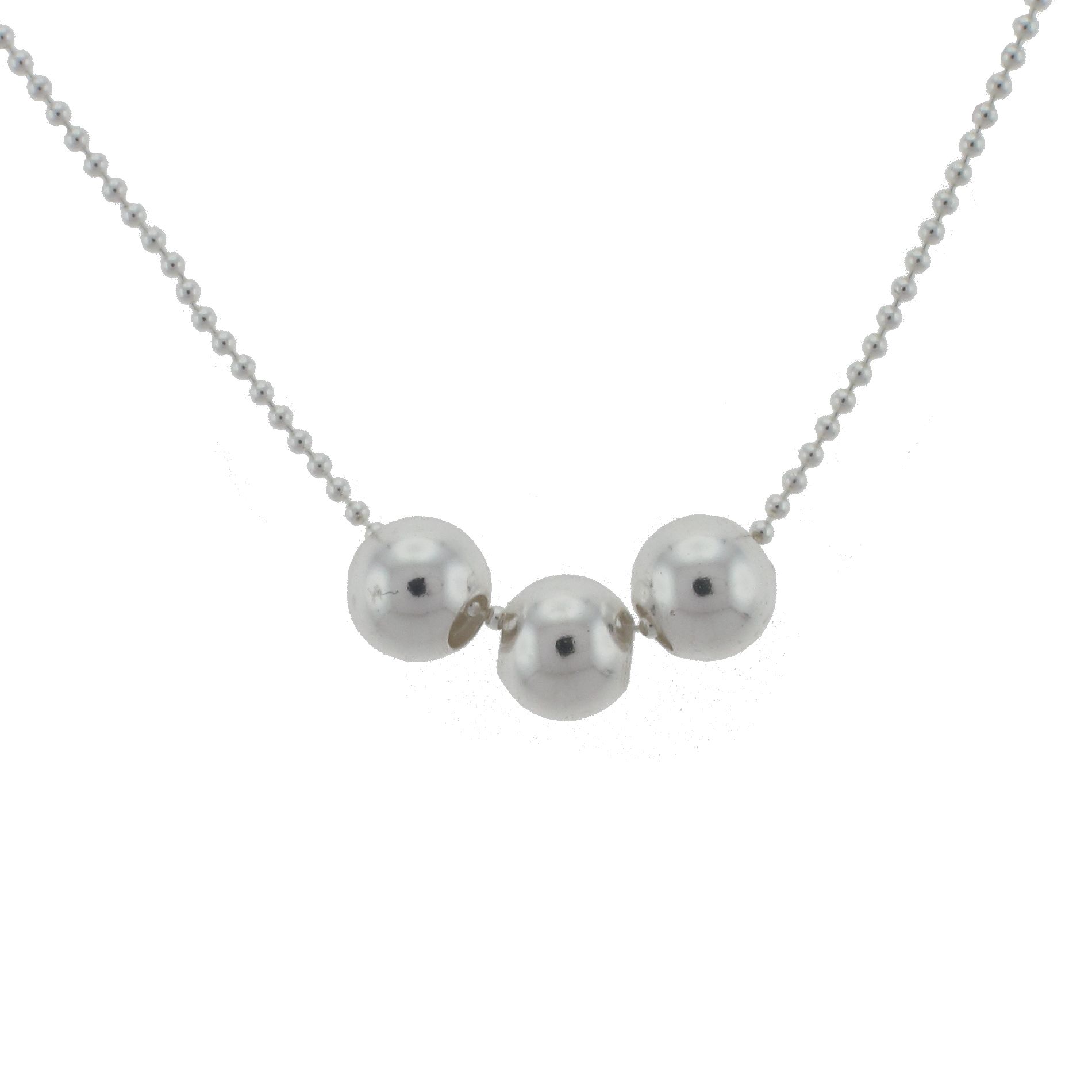 3-Bead Pendant Chain in Sterling: Interchangeable Basics from Kmart