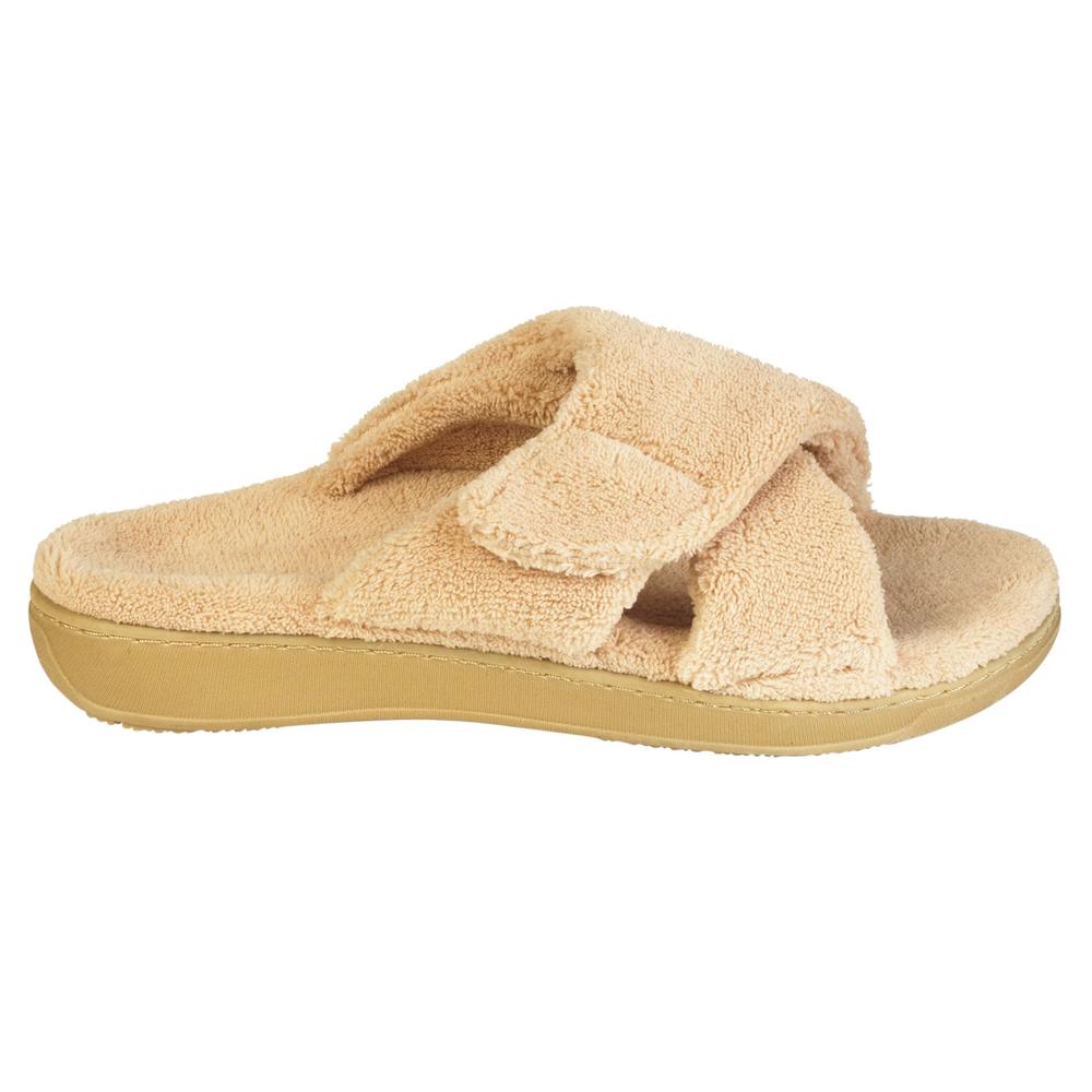 Vionic with Orthaheel Technology Women's Relax Slipper -Tan