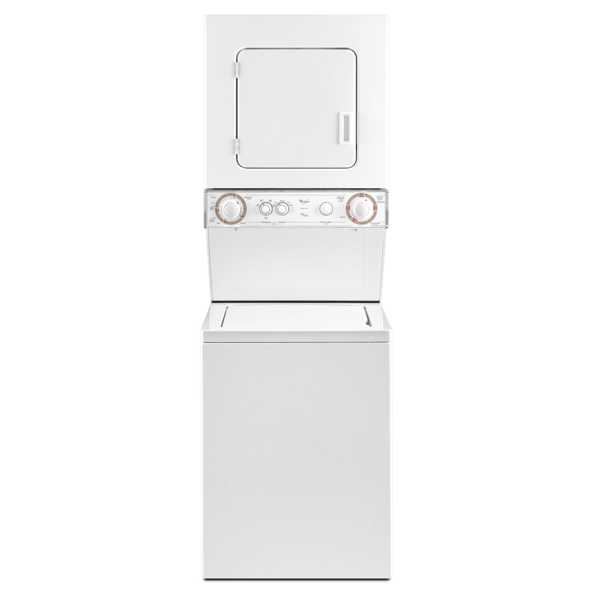 Whirlpool Lte5243dq 24 Stacked Laundry Center W Electric Dryer White American Freight Sears Outlet