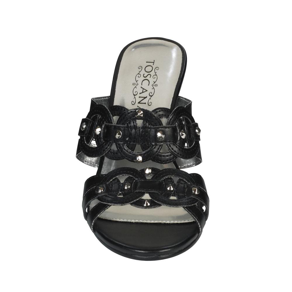 Toscana Women's Tamiko2 Wedge Sandal &ndash; Black