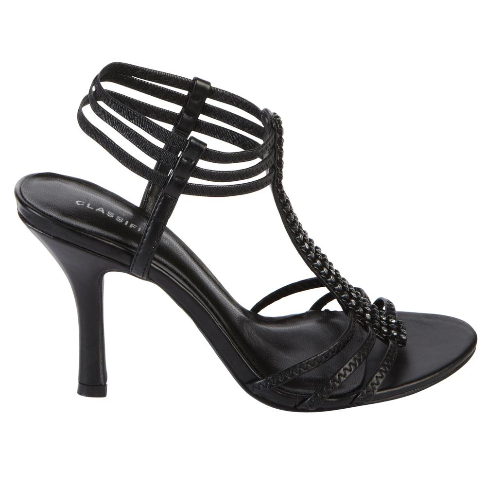 Paprika Women&#39;s Allie Dress Sandal with Rhinestones &#45; Black