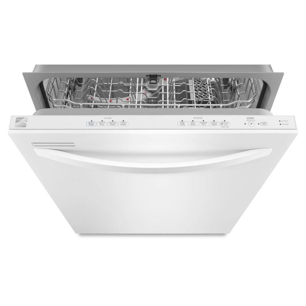Kenmore 13272 24" BuiltIn Dishwasher White
