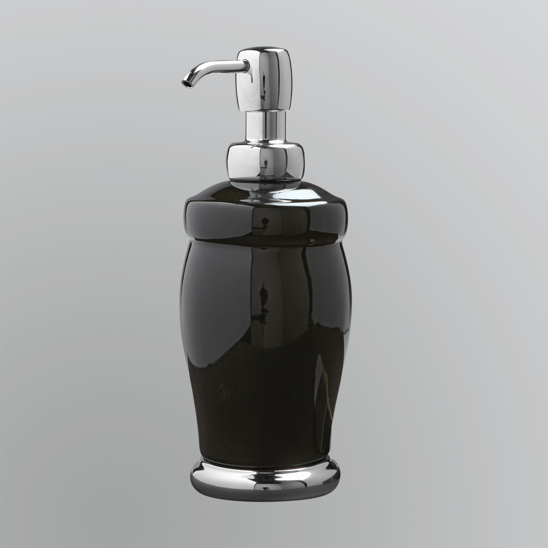 Inter Design InterDesign Lora Black and Chrome Lotion Pump