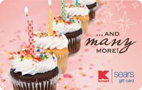 K-mart Birthday Cup Cakes Gift Card