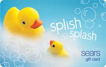 Sears Splish Splash Rubber Ducks Gift Card