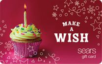 Sears Make a wish Gift Card