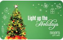 Sears Light Up The Holidays eGift Card