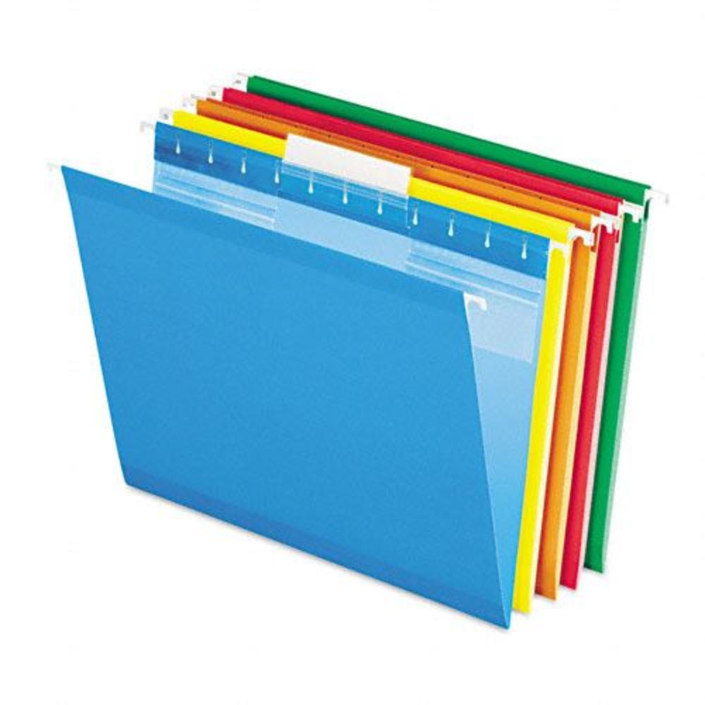 Pendaflex PFX42621 Ready-Tab Colored Reinforced Hanging File Folders