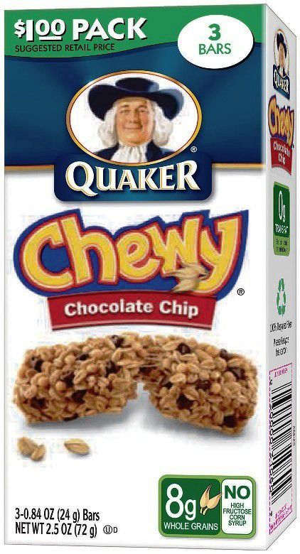 Quaker Chewy Value Pack Chocolate Chip 3 pk.   Food & Grocery   Snacks