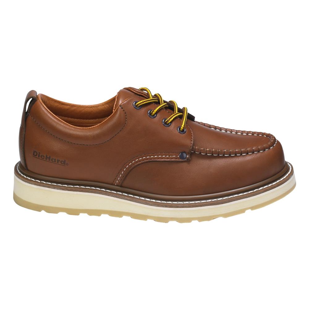 DieHard Men's Soft Toe Leather Oxford Work Shoe - Brown