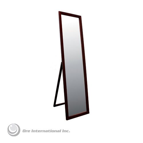 Ore 55" Walnut Finish Stand Mirror