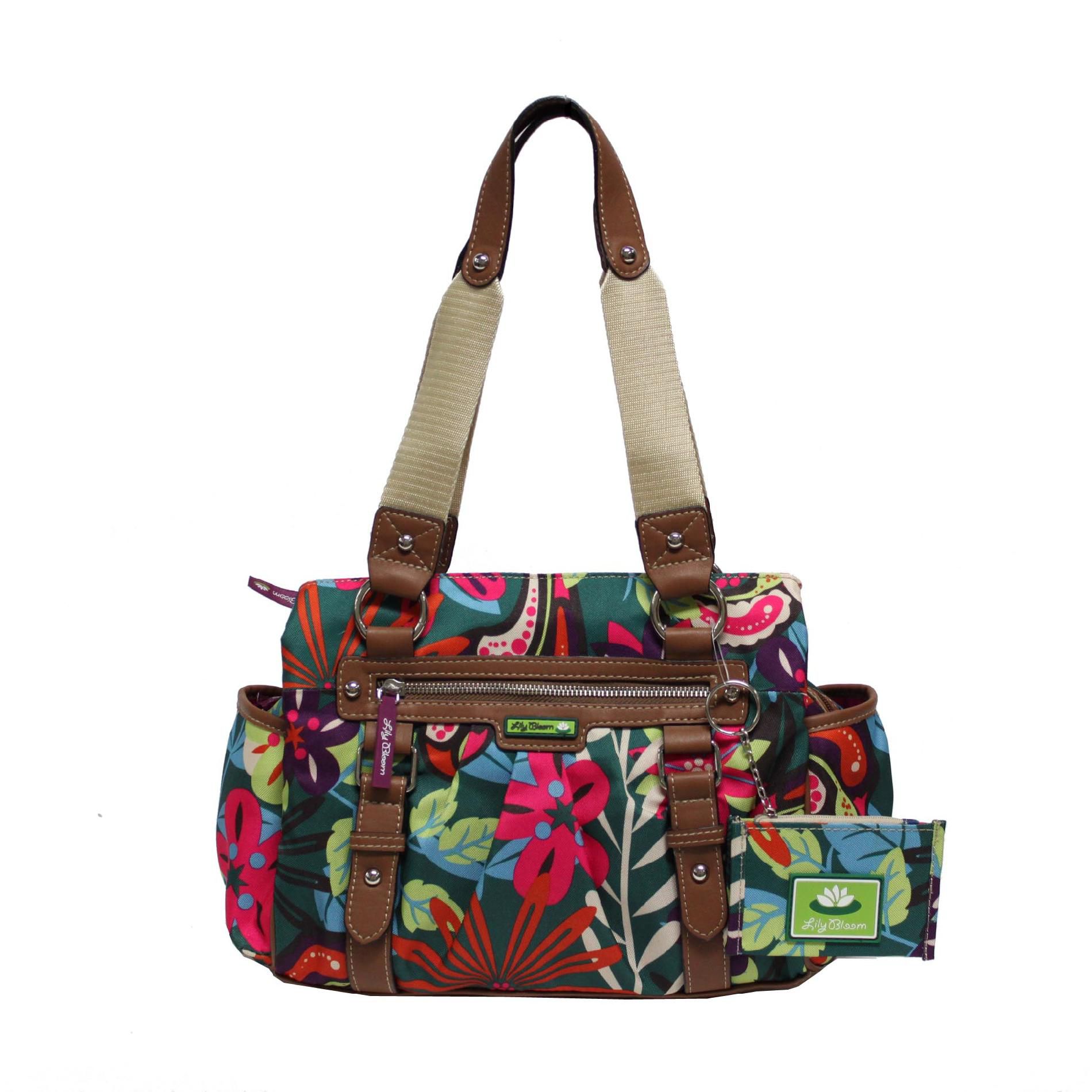 Lily Bloom Women&#8217;s Satchel Handbag Triple Section