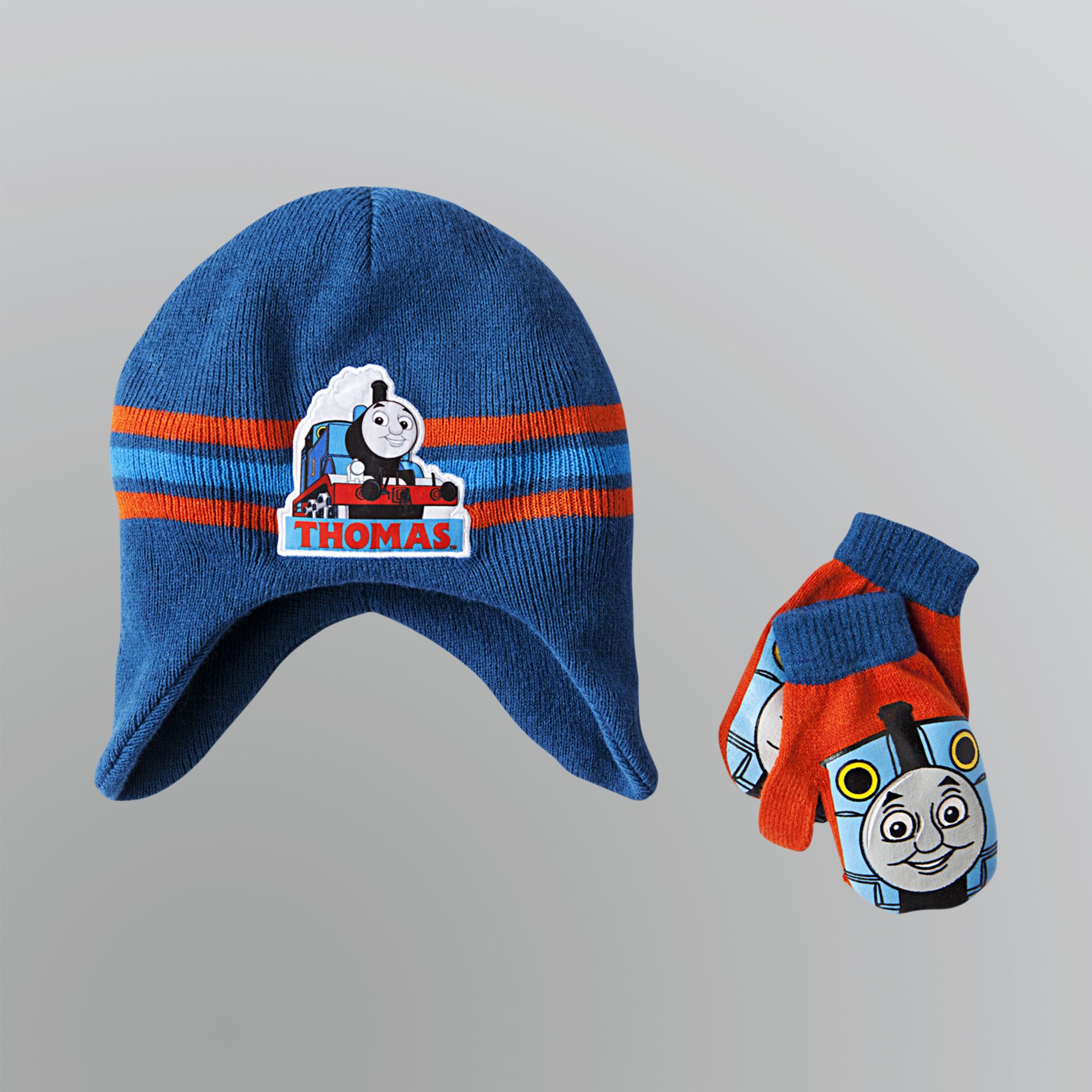 Thomas & Friends Toddler's Knit Hat and Mittens