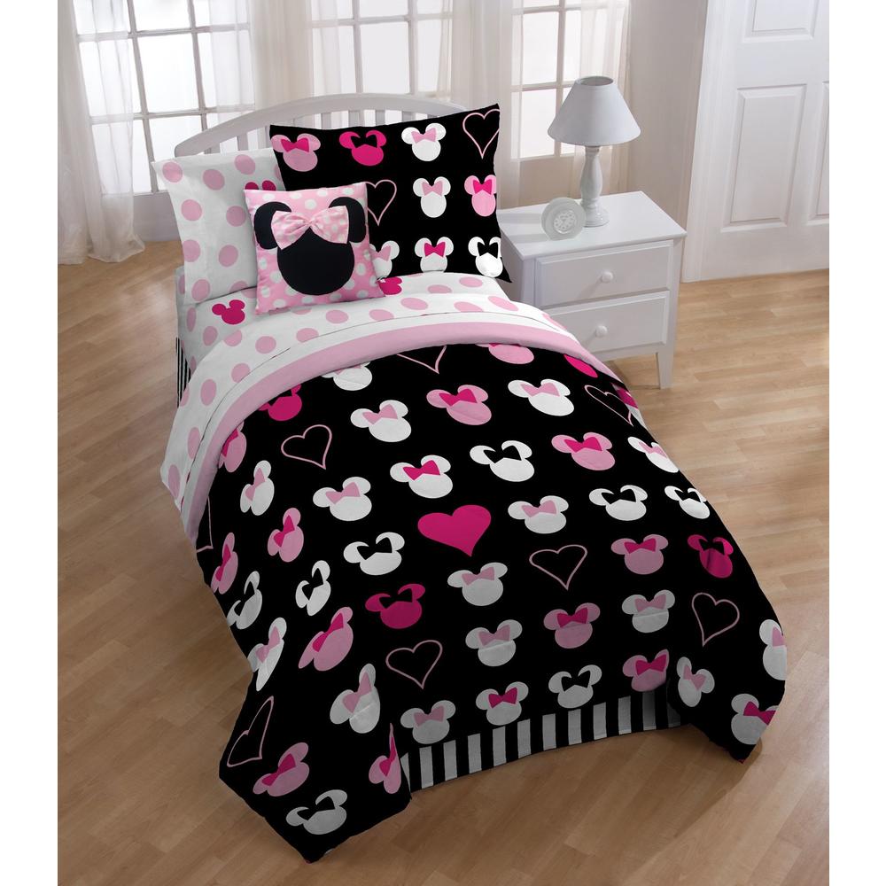 Disney Minnie Mouse Reversible Comforter Set