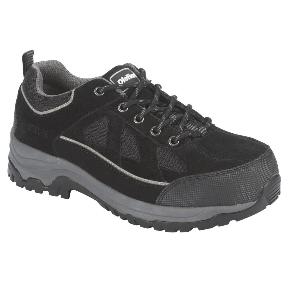 DieHard Men's Jupiter 2 Steel Toe Work Shoe Black Wide Width
