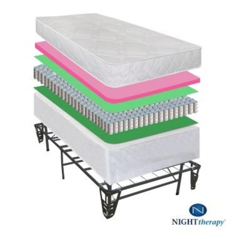 Night Therapy 6 Inch Youth Spring Mattress Complete Set Full