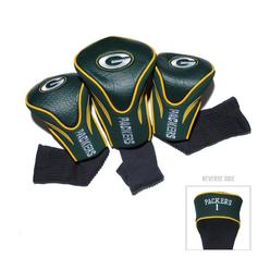 Team Golf Green Bay Packers 3 Pack Contour Fit Headcover