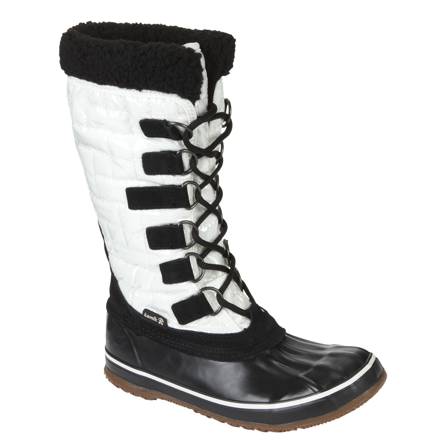 Kamik Women's Winter Weather Snow Boot Scarlet - White