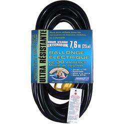 Camco (55191) 25 PowerGrip Heavy-Duty Outdoor 30-Amp Extension Cord for RV and Auto | Allows for Additional Length to Reach Dist