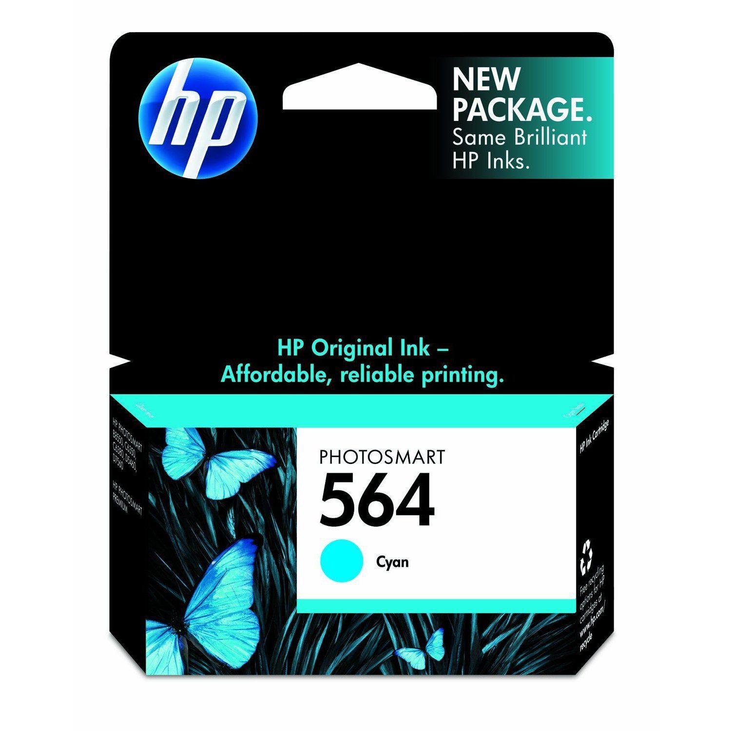 HP HP CB318WN 564 Ink Cartridge - Cyan (CB318WN)