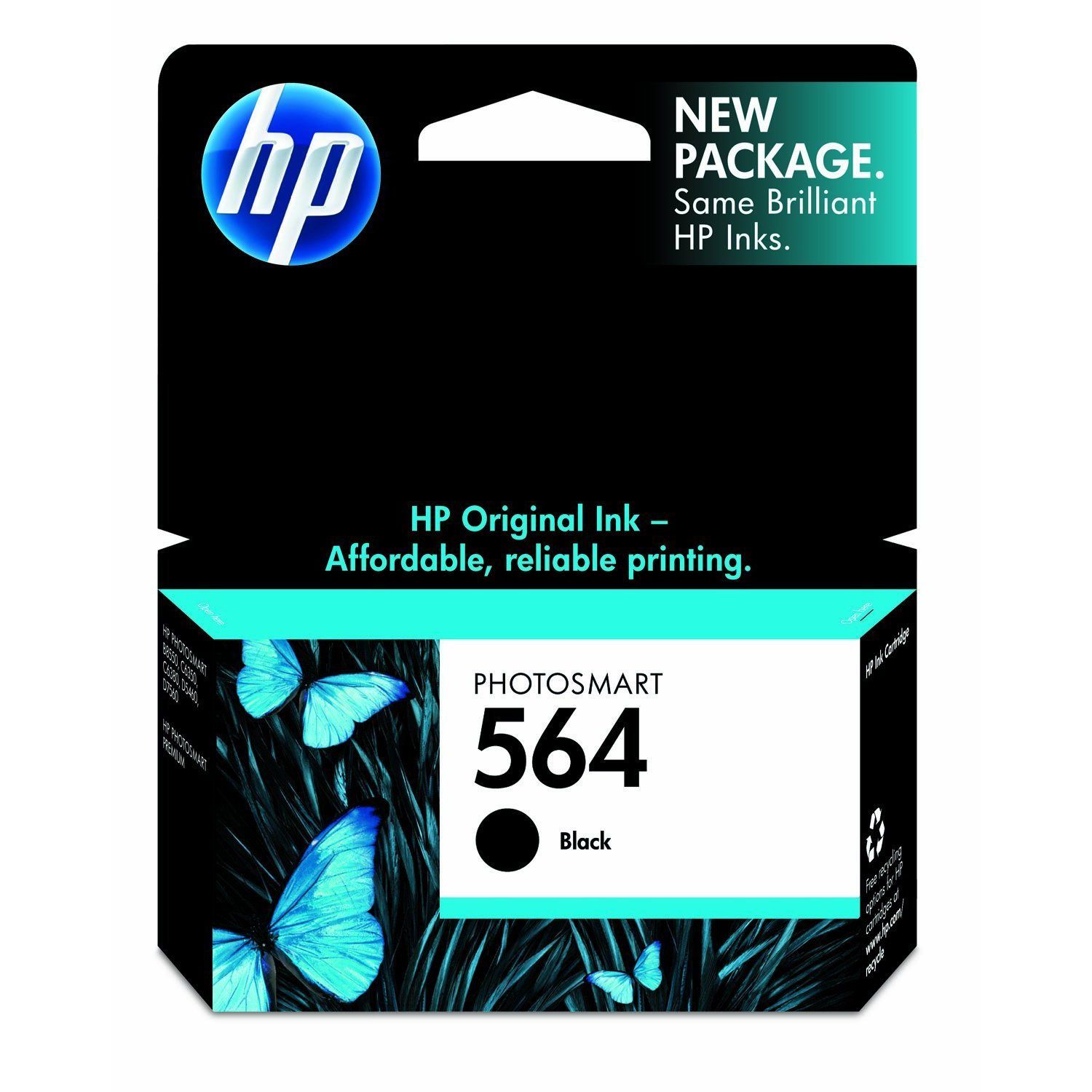 HP HP CB316WN 564 Ink Cartridge - Black (CB316WN)