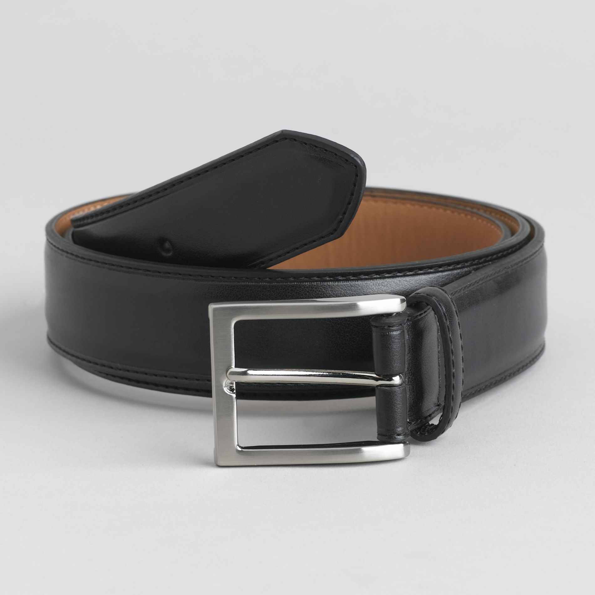 David Taylor Collection Men's Big & Tall Leather Belt